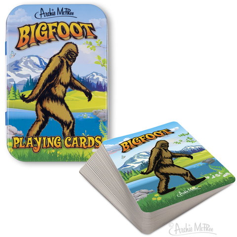 Bigfoot Playing Cards