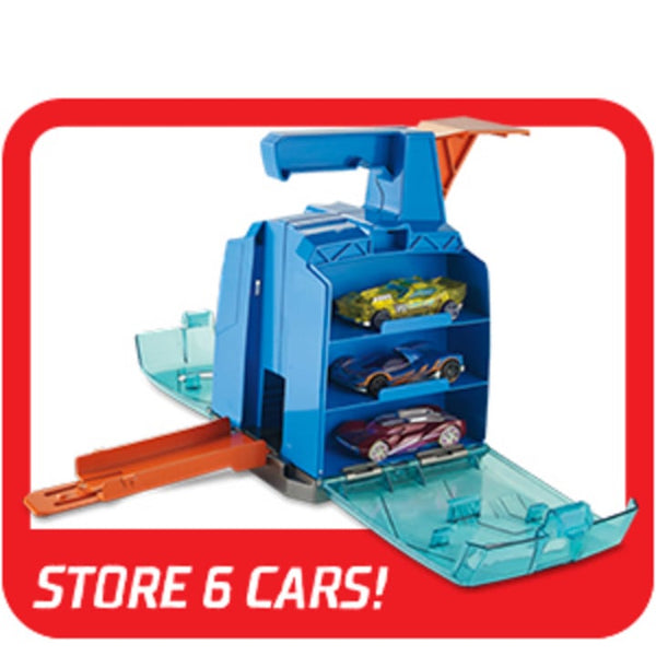 Hot Wheels Launcher Case Storage For 6 1:64 Scale Toy Cars