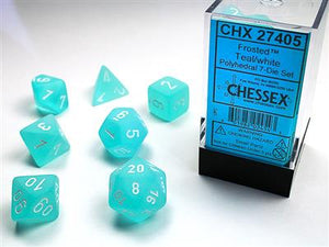 FROSTED™ POLYHEDRAL TEAL/WHITE 7-DIE SET 27405