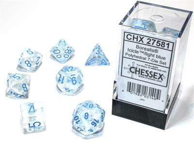 BOREALIS® POLYHEDRAL ICICLE™/LIGHT BLUE LUMINARY™ 7-DIE SET 27581