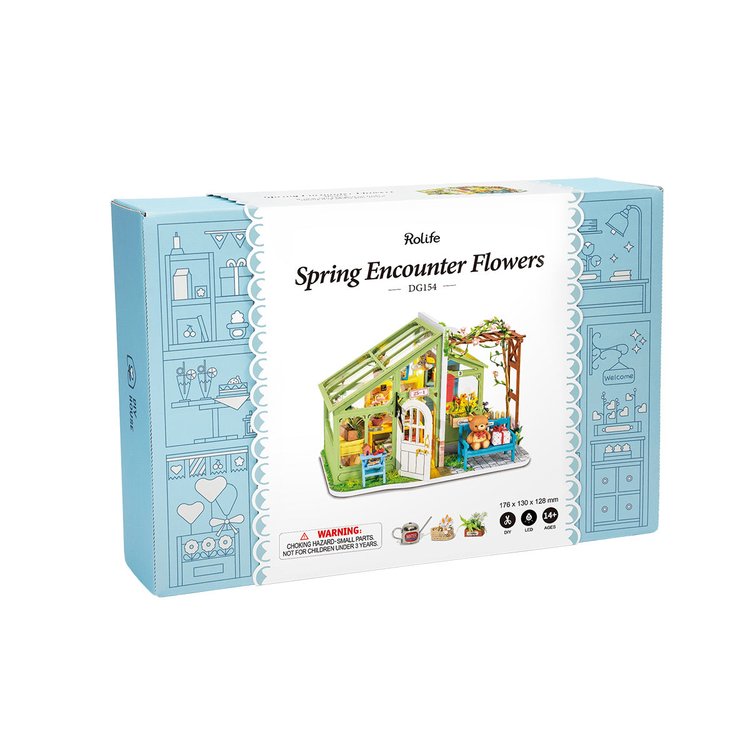 Spring Encounter Flowers DIY Miniature House