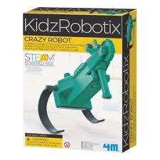 4M Kidzrobotix Crazy Robot Kit Steam Powered Kids