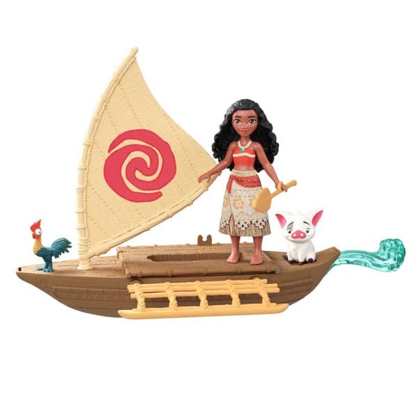 Disney Princess Toys, Moana Doll And Boat