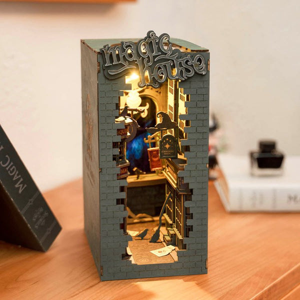 Magic House 3D Wooden DIY Miniature House Book Nook