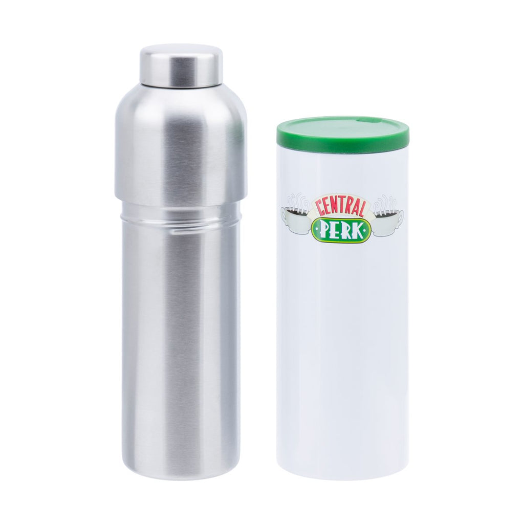 Central Perk FRIENDS TV Show Stainless Steel Water Bottle & Coffee Cup 2 in  1