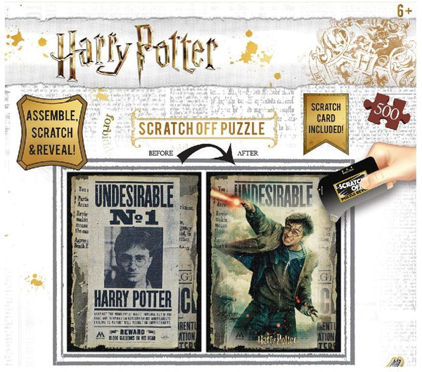 Harry Potter Wanted Scratch Off Puzzle 500 Pieces