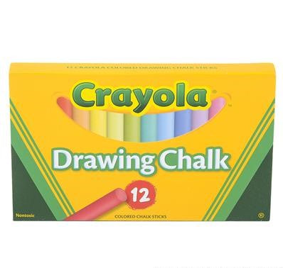 Crayola Chalk Assorted Colors 12PC