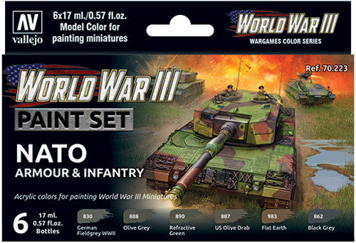 WWIII NATO Armour And Infantry Paint Set
