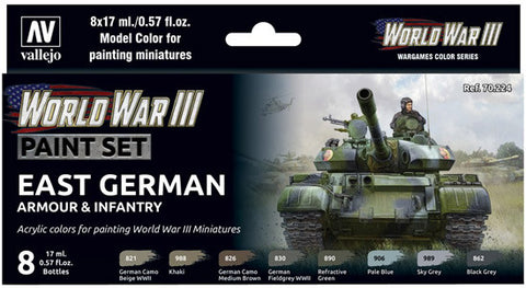 WWIII East German Armour And Infantry Paint Set