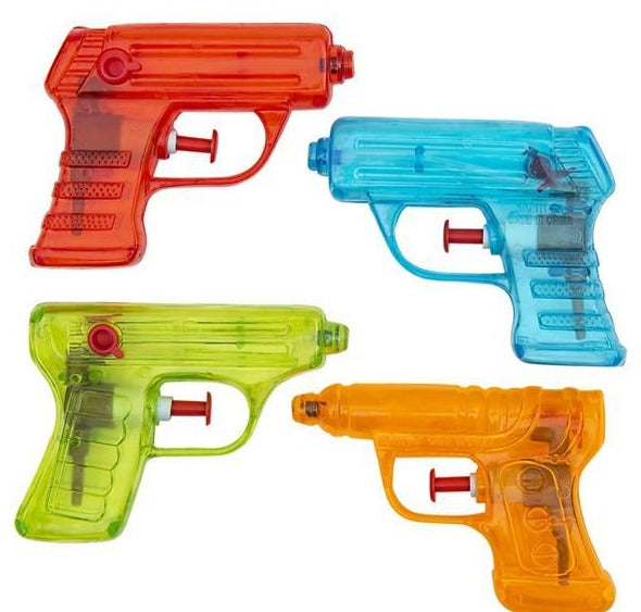 4" Transparent Water Squirter-4 Pack