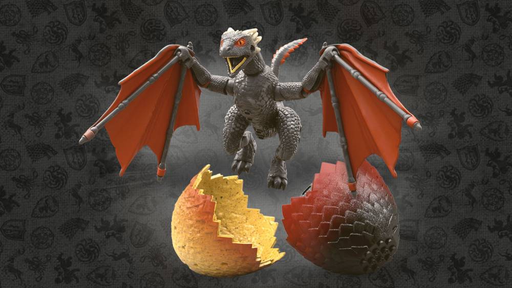 Mega Construx Black Series Dragon Egg - Viserion - Game of Thrones 30pcs