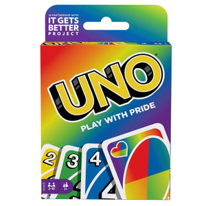 UNO Play With Pride Card Game For 7 Years Olds & Up